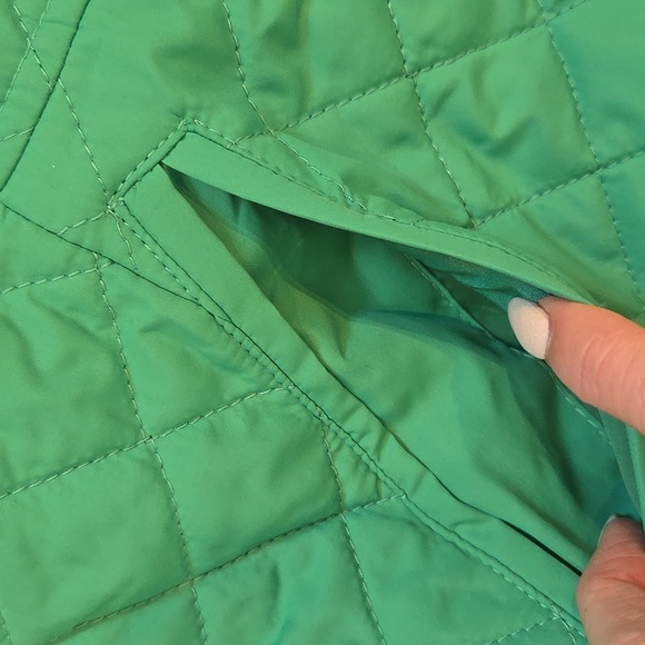 New Lauren Ralph Lauren Sunset Green Quilted Jacket - Picture 5 of 15